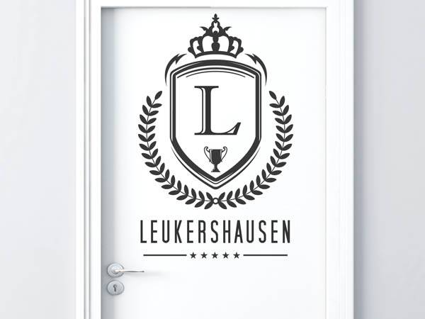 Wandtattoo Leukershausen Wappen