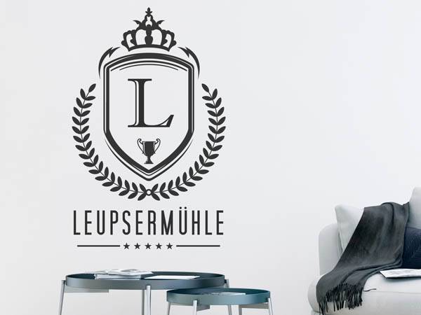 Wandtattoo Leupsermühle Wappen