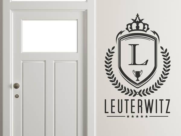 Wandtattoo Leuterwitz Wappen
