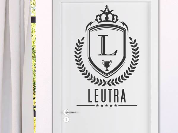 Wandtattoo Leutra Wappen