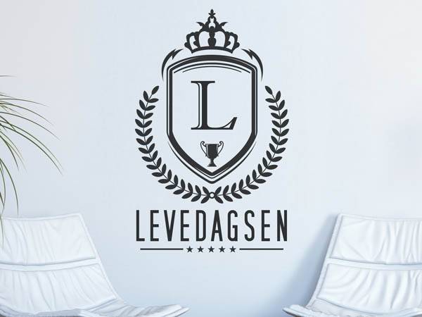 Wandtattoo Levedagsen Wappen