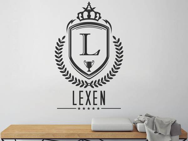Wandtattoo Lexen Wappen
