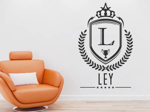 Wandtattoo Ley Wappen