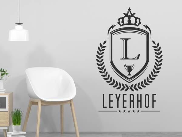 Wandtattoo Leyerhof Wappen