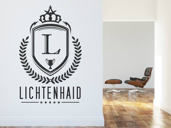 Wandtattoo Lichtenhaid Wappen