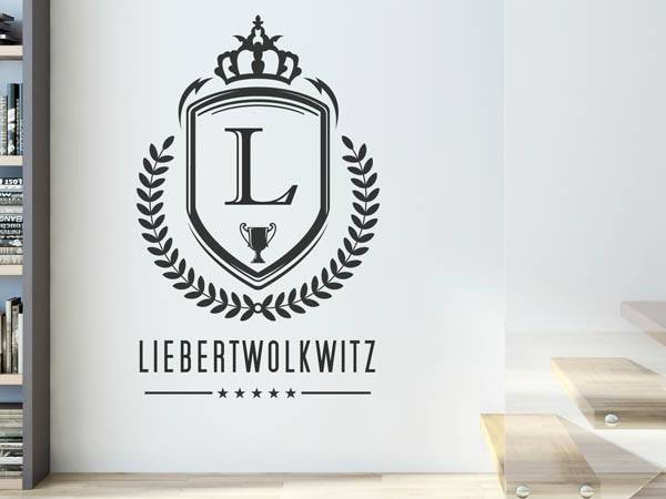 Wandtattoo Liebertwolkwitz Wappen