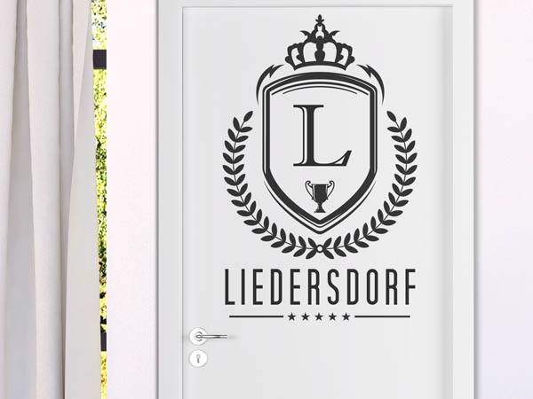 Wandtattoo Liedersdorf Wappen