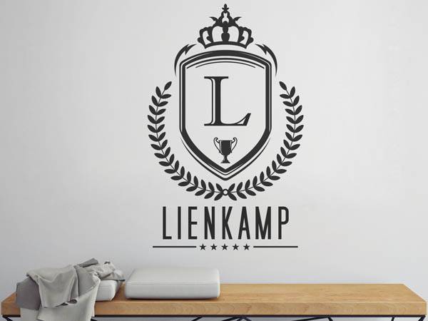 Wandtattoo Lienkamp Wappen