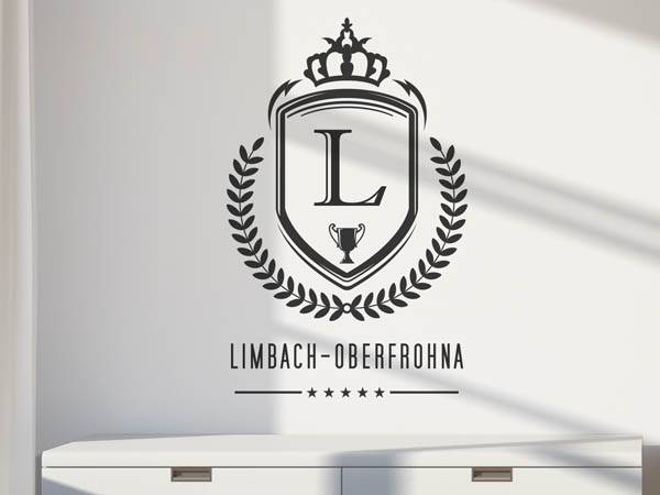 Wandtattoo Limbach-Oberfrohna Wappen