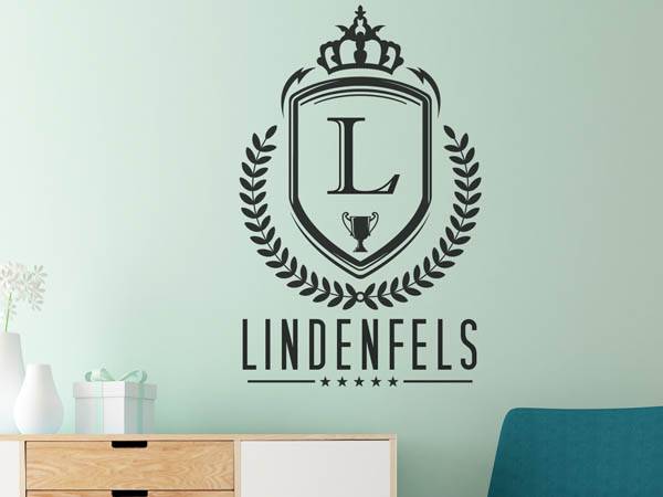 Wandtattoo Lindenfels Wappen