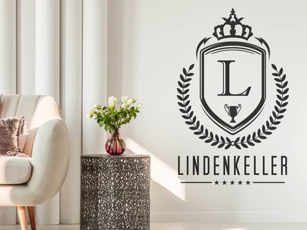 Wandtattoo Lindenkeller Wappen