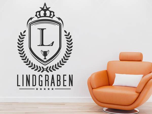 Wandtattoo Lindgraben Wappen
