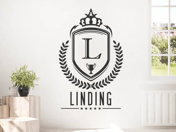 Wandtattoo Linding Wappen