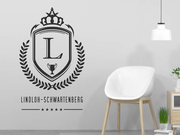 Wandtattoo Lindloh-Schwartenberg Wappen