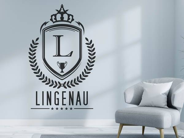 Wandtattoo Lingenau Wappen