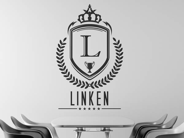 Wandtattoo Linken Wappen