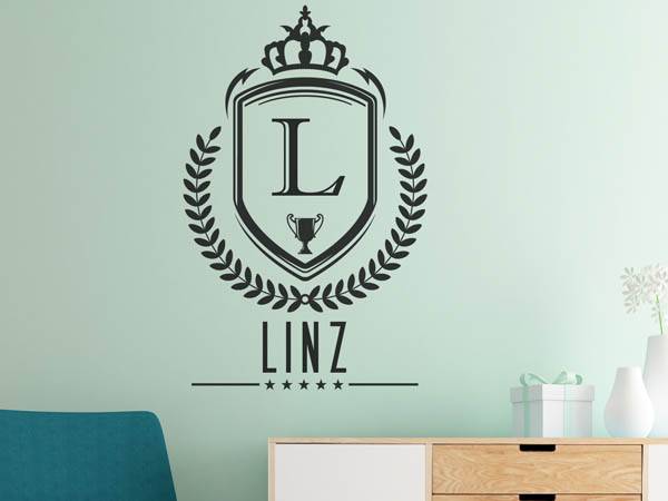 Wandtattoo Linz Wappen