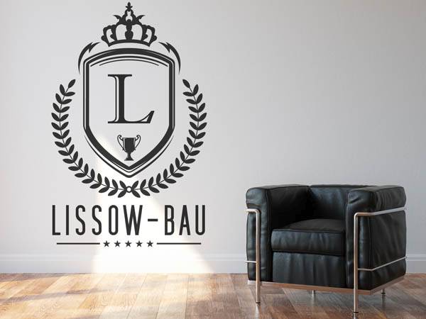 Wandtattoo Lissow-Bau Wappen