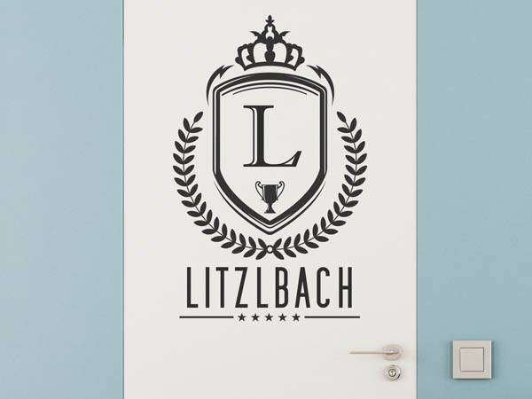 Wandtattoo Litzlbach Wappen