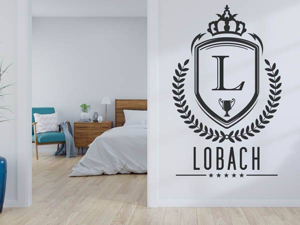 Wandtattoo Lobach Wappen