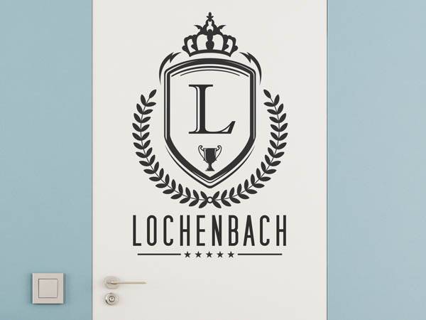 Wandtattoo Lochenbach Wappen