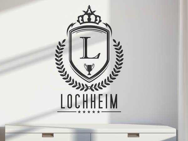 Wandtattoo Lochheim Wappen