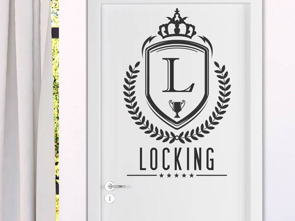 Wandtattoo Locking Wappen