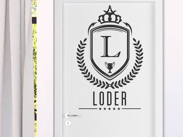 Wandtattoo Loder Wappen