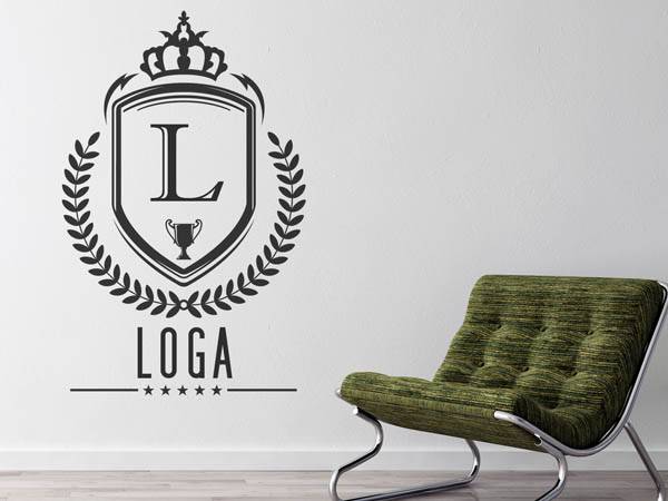 Wandtattoo Loga Wappen