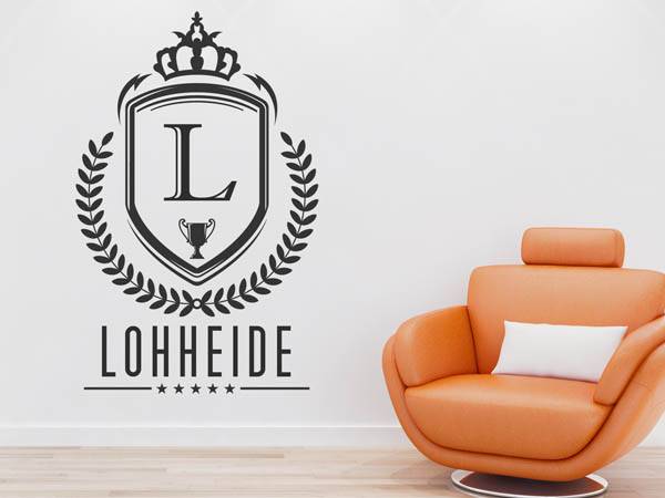 Wandtattoo Lohheide Wappen