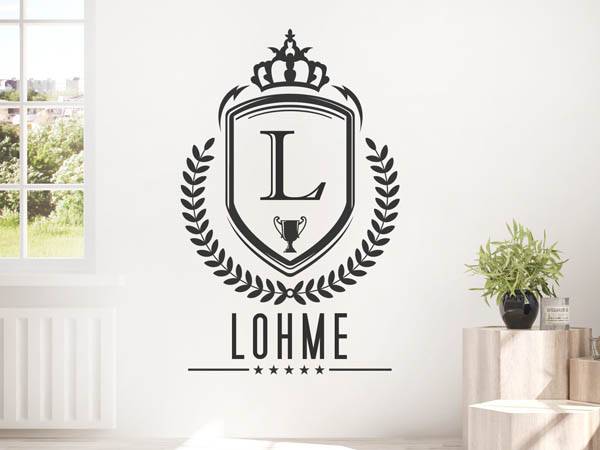 Wandtattoo Lohme Wappen