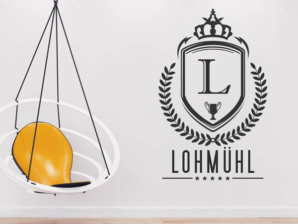 Wandtattoo Lohmühl Wappen