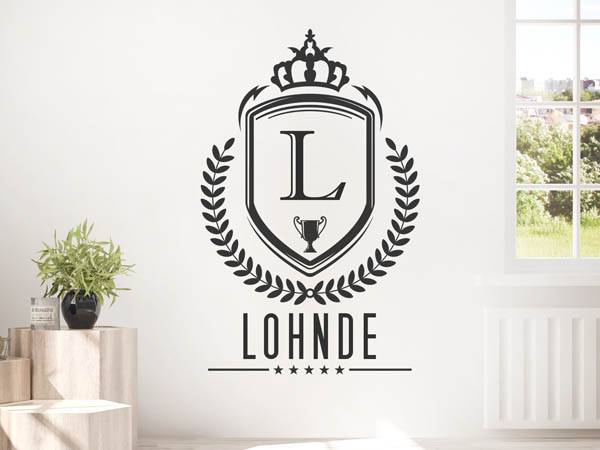 Wandtattoo Lohnde Wappen
