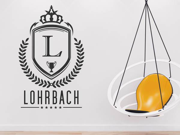 Wandtattoo Lohrbach Wappen