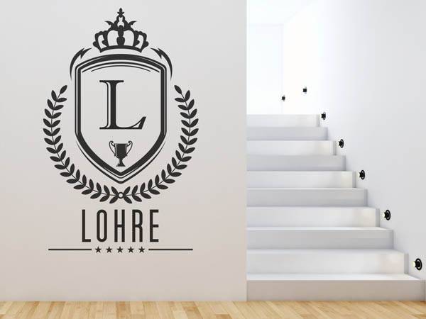 Wandtattoo Lohre Wappen