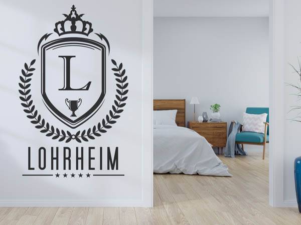 Wandtattoo Lohrheim Wappen