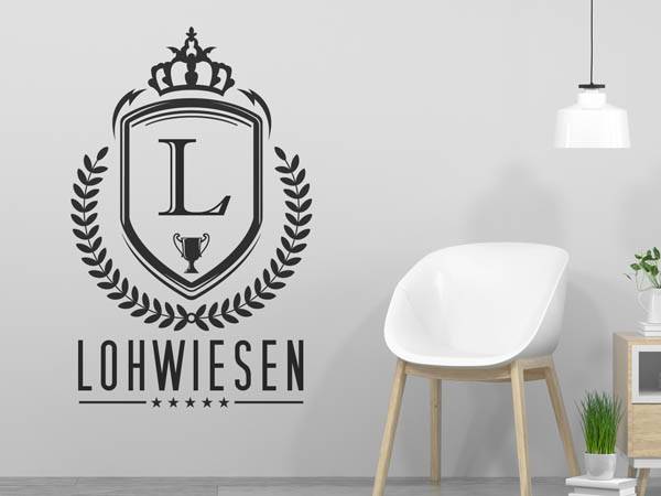 Wandtattoo Lohwiesen Wappen