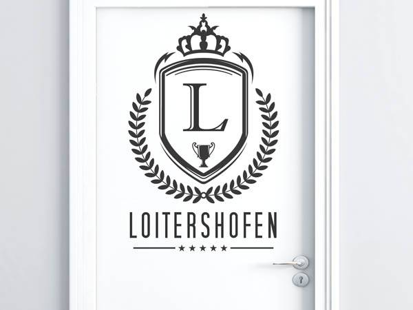 Wandtattoo Loitershofen Wappen
