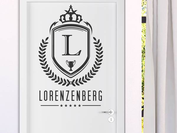 Wandtattoo Lorenzenberg Wappen
