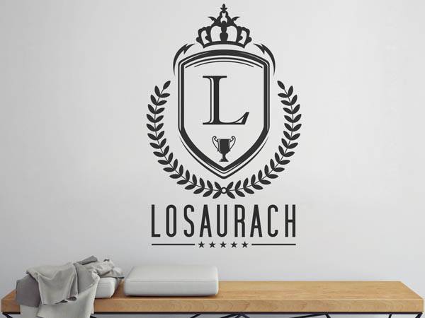 Wandtattoo Losaurach Wappen