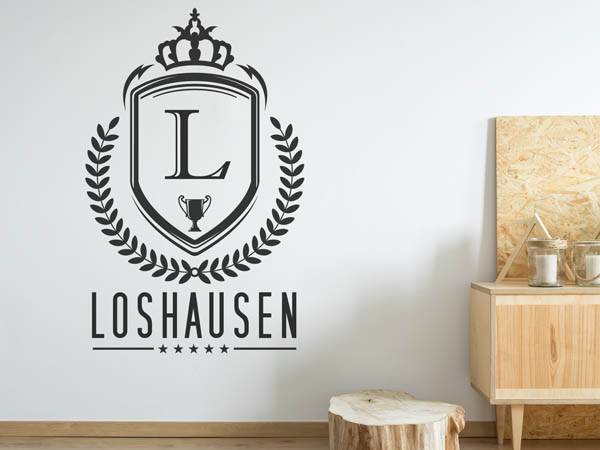 Wandtattoo Loshausen Wappen