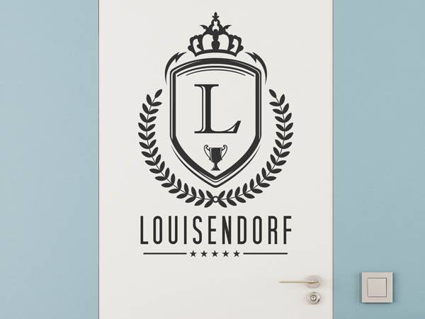 Wandtattoo Louisendorf Wappen