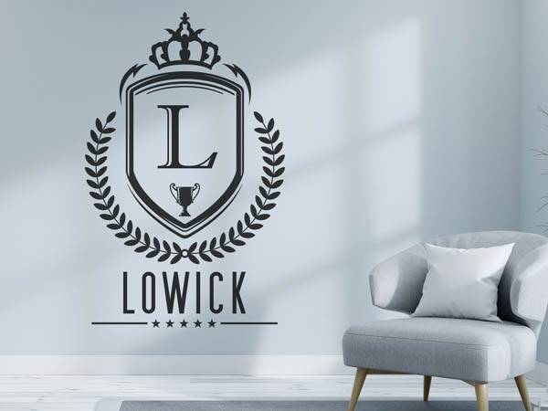 Wandtattoo Lowick Wappen