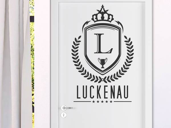 Wandtattoo Luckenau Wappen