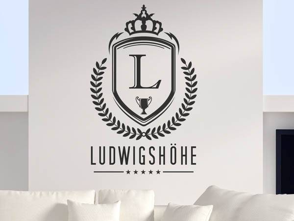 Wandtattoo Ludwigshöhe Wappen