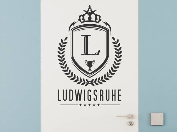 Wandtattoo Ludwigsruhe Wappen