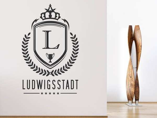 Wandtattoo Ludwigsstadt Wappen