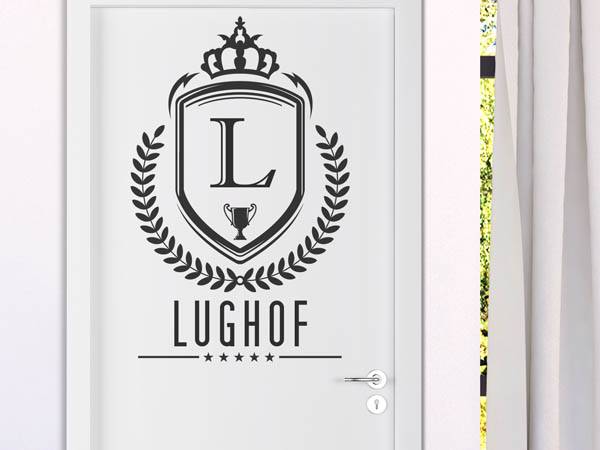 Wandtattoo Lughof Wappen