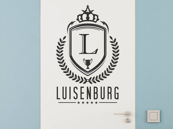 Wandtattoo Luisenburg Wappen