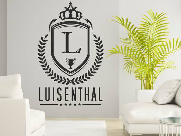 Wandtattoo Luisenthal Wappen